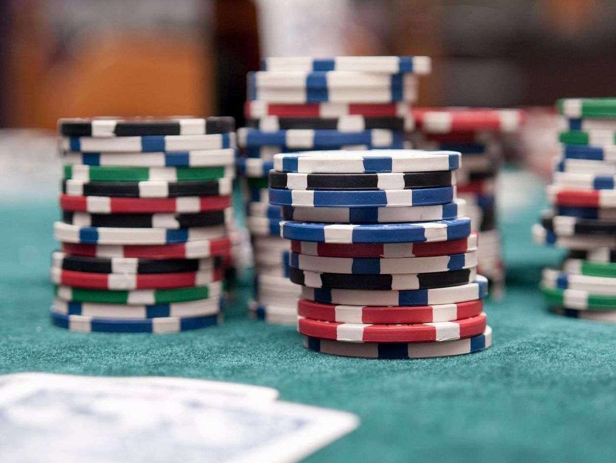 Pokerchips-Stapel für das Starter-Paket
